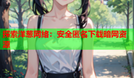 探索洋葱网络:安全匿名下载暗网资源