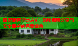 探索暗网禁地AV:隐秘视频分享与安全保护的完美结合