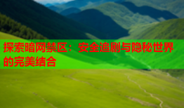 探索暗网禁区:安全追剧与隐秘世界的完美结合