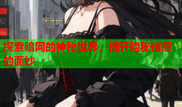 探索暗网的神秘世界,揭开隐秘信息的面纱