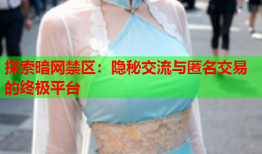 探索暗网禁区:隐秘交流与匿名交易的终极平台