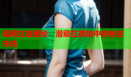 暗网交易揭秘:潜藏在黑暗中的秘密市场