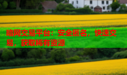 暗网交易平台:安全匿名,快速交易,获取稀有资源