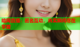 暗网直播:匿名互动,真实瞬间尽在掌握
