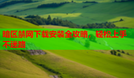 暗区禁网下载安装全攻略,轻松上手不迷路