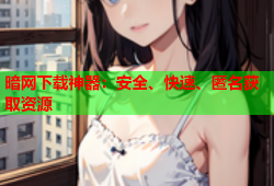 暗网下载神器:安全、快速、匿名获取资源