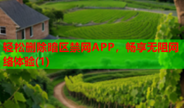 轻松删除暗区禁网APP,畅享无阻网络体验(1)