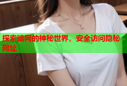 探索暗网的神秘世界,安全访问隐秘网址