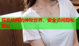 探索暗网的神秘世界,安全访问隐秘网址