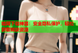 暗网下载神器:安全隐私保护,轻松获取稀缺资源