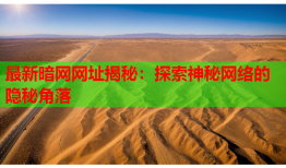 最新暗网网址揭秘:探索神秘网络的隐秘角落