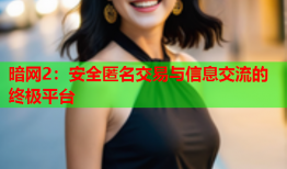 暗网2:安全匿名交易与信息交流的终极平台