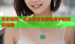 探索暗网:匿名浏览与隐私保护的终极指南