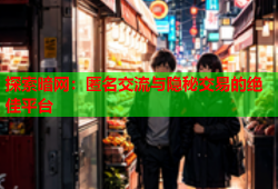 探索暗网:匿名交流与隐秘交易的绝佳平台