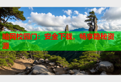 暗网校园门:安全下载,畅享隐秘资源