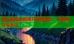 暗区禁网应用揭开神秘面纱,引发热议与争议