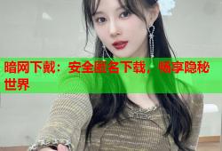 暗网下戴:安全匿名下载,畅享隐秘世界