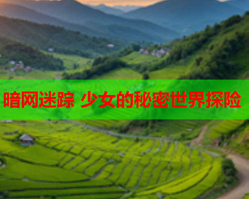 暗网迷踪 少女的秘密世界探险 暗网迷踪 少女的秘密世界探险