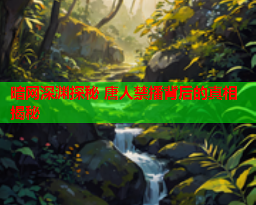暗网深渊探秘 唐人禁播背后的真相揭秘 暗网深渊探秘 唐人禁播背后的真相揭秘