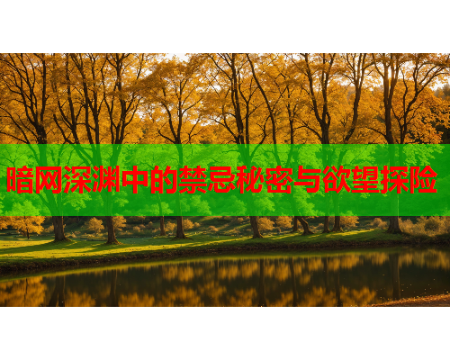 暗网深渊中的禁忌秘密与欲望探险 暗网深渊中的禁忌秘密与欲望探险