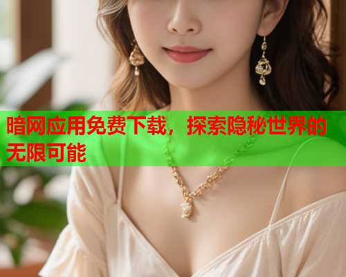 暗网应用免费下载,探索隐秘世界的无限可能 暗网应用免费下载,探索隐秘世界的无限可能