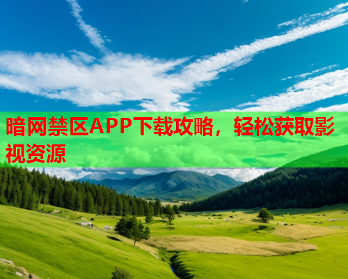 暗网禁区APP下载攻略,轻松获取影视资源 暗网禁区APP下载攻略,轻松获取影视资源