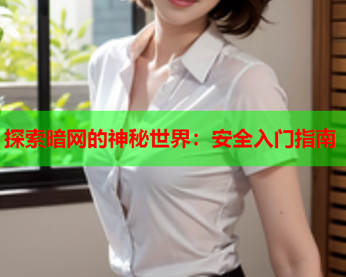 探索暗网的神秘世界:安全入门指南 探索暗网的神秘世界:安全入门指南