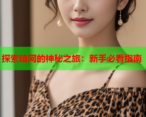 探索暗网的神秘之旅:新手必看指南 探索暗网的神秘之旅:新手必看指南