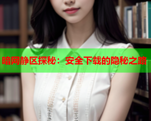 暗网静区探秘:安全下载的隐秘之路 暗网静区探秘:安全下载的隐秘之路