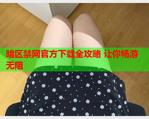 暗区禁网官方下载全攻略 让你畅游无阻 暗区禁网官方下载全攻略 让你畅游无阻