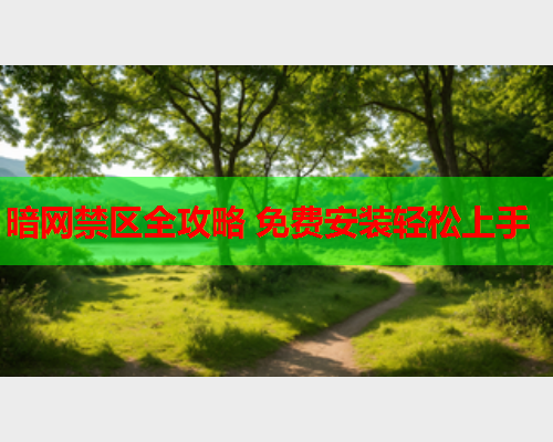 暗网禁区全攻略 免费安装轻松上手 暗网禁区全攻略 免费安装轻松上手