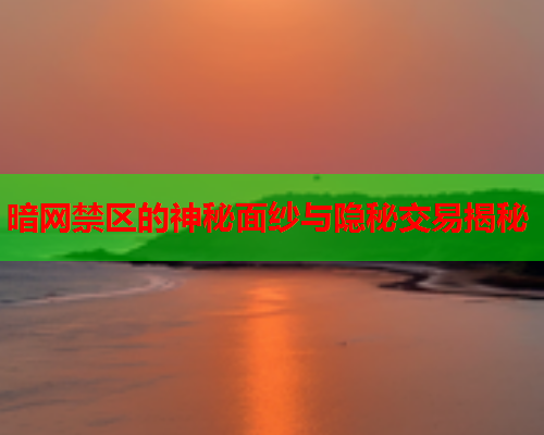 暗网禁区的神秘面纱与隐秘交易揭秘 暗网禁区的神秘面纱与隐秘交易揭秘