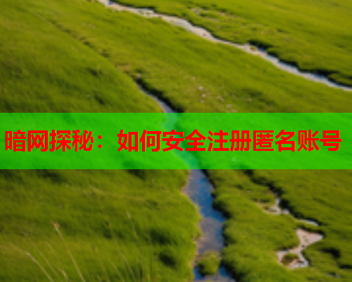 暗网探秘:如何安全注册匿名账号 暗网探秘:如何安全注册匿名账号