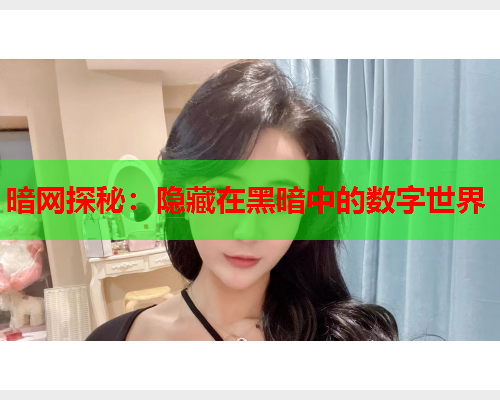 暗网探秘:隐藏在黑暗中的数字世界 暗网探秘:隐藏在黑暗中的数字世界