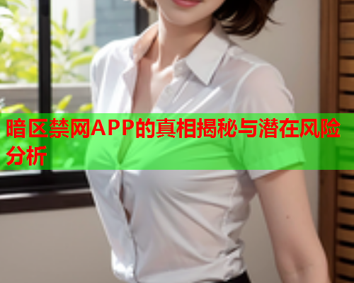 暗区禁网APP的真相揭秘与潜在风险分析 暗区禁网APP的真相揭秘与潜在风险分析