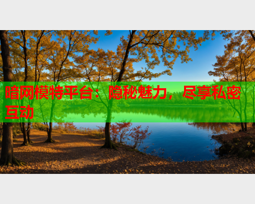 暗网模特平台:隐秘魅力,尽享私密互动 暗网模特平台:隐秘魅力,尽享私密互动
