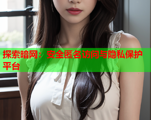 探索暗网:安全匿名访问与隐私保护平台 探索暗网:安全匿名访问与隐私保护平台