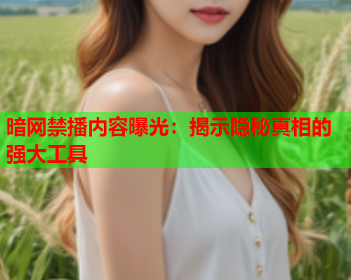 暗网禁播内容曝光:揭示隐秘真相的强大工具 暗网禁播内容曝光:揭示隐秘真相的强大工具