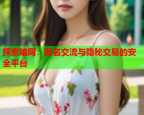 探索暗网:匿名交流与隐秘交易的安全平台 探索暗网:匿名交流与隐秘交易的安全平台