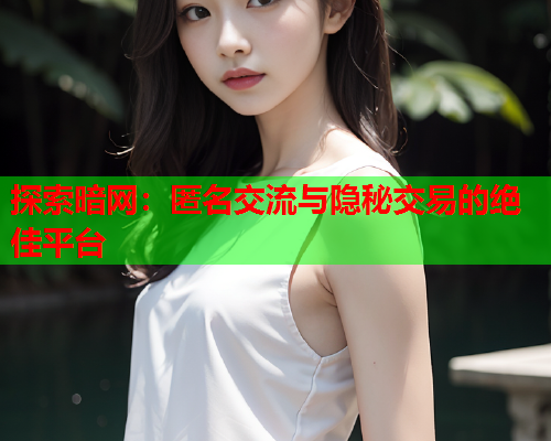 探索暗网:匿名交流与隐秘交易的绝佳平台 探索暗网:匿名交流与隐秘交易的绝佳平台