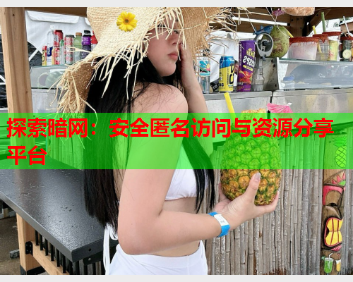 探索暗网:安全匿名访问与资源分享平台 探索暗网:安全匿名访问与资源分享平台