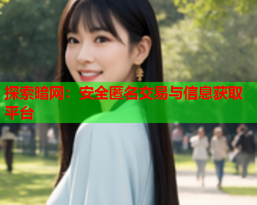探索暗网:安全匿名交易与信息获取平台 探索暗网:安全匿名交易与信息获取平台