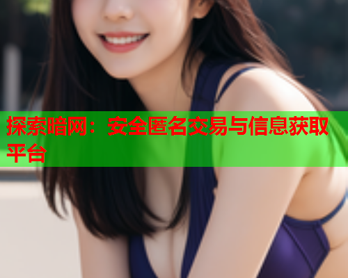 探索暗网:安全匿名交易与信息获取平台 探索暗网:安全匿名交易与信息获取平台