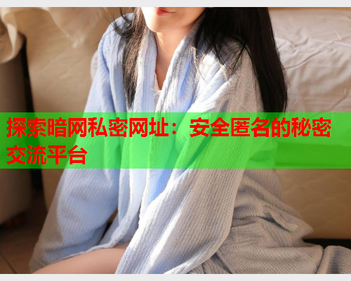 探索暗网私密网址:安全匿名的秘密交流平台 探索暗网私密网址:安全匿名的秘密交流平台