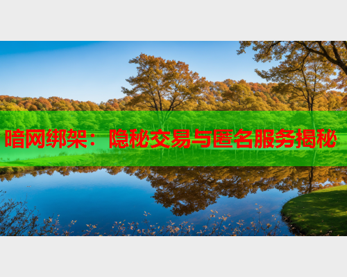 暗网绑架:隐秘交易与匿名服务揭秘 暗网绑架:隐秘交易与匿名服务揭秘